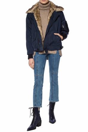 Jacket with fur collar, zdjęcie 2 Jacket with fur collar od Zadig & Voltaire